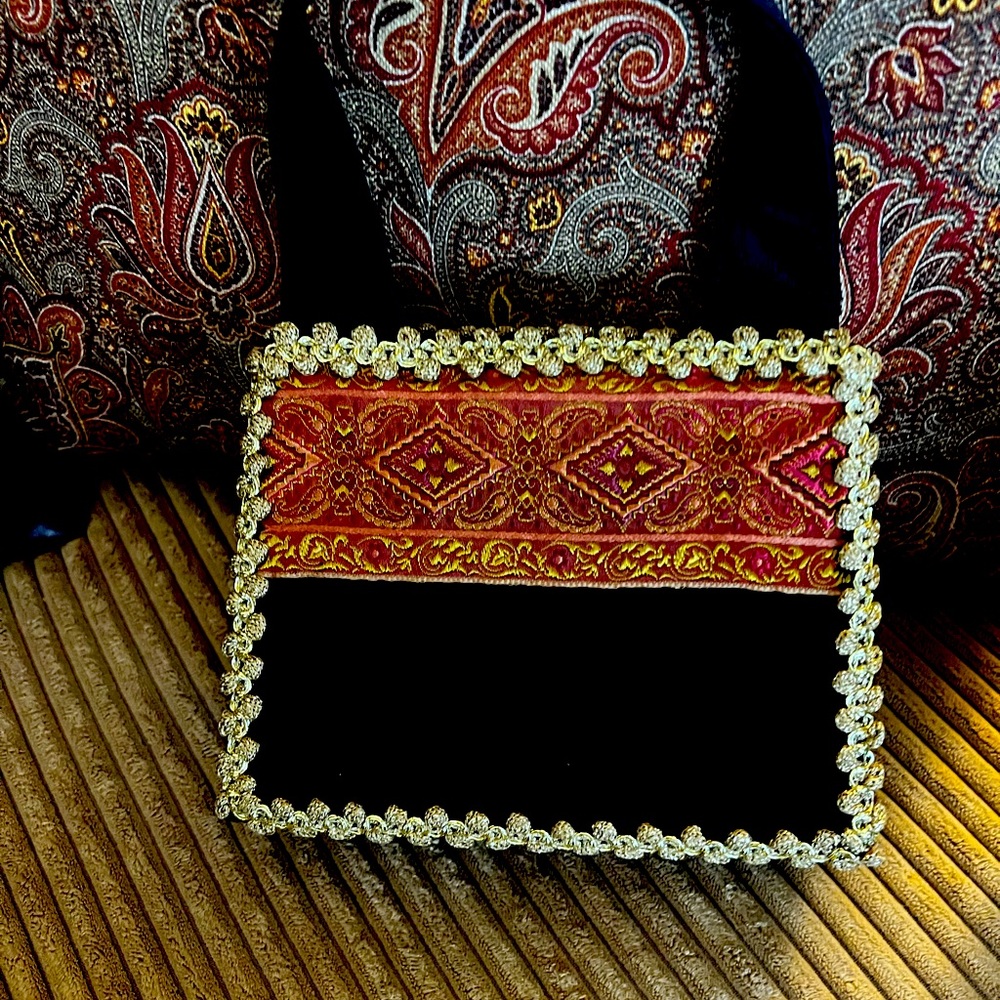 Moo Roo signed evening bag